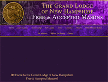 Tablet Screenshot of nhgrandlodge.org